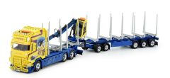 TEK82906 - Camion grumier porteur avec remorque du transporteur SVENKE - SCANIA Next génération R Highline 6x4