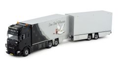 TEK83180 - Camion porteur avec remorque 2 essieux SAM STAR FLOWERS – SCANIA S HIGHLINE 6x2