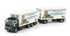 TEK83198 - Camion porteur frigorifique avec remorque du transporteur BÖRJE JÖNSSON - VOLVO F89 6x2
