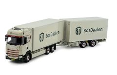 TEK83514 - Camion porteur avec remorque 2 essieux BOSDAALEN – SCANIA S HIGHLINE 6x4