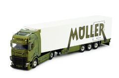 TEK83565 - Camion avec remorque frigorifique - MULLER - SCANIA S Highline 4x2