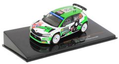 IXORAM839 - Voiture du Rallye de Monte Carlo 2022 MIKKELSEN/ERIKSEN N°20 - SKODA FABIA RALLY 2 EVO