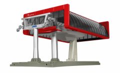 JC84681 - Accessoire pour remontée mécanique sans moteur de couelur rouge - Station
