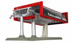 JC84688 - Accessoire pour remontée mécanique sans moteur de couelur rouge - KOHLMAUSBAHN - Station