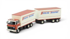 TEK85493 - Camion porteur avec remorque du transporteur OVERLAND - FORD Transcontinental 6x4