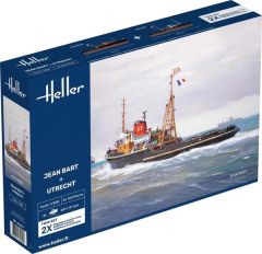 HEL85602 - Maquette à assembler et à peindre - Coffret double - JEAN BART et UTRECHT