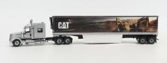 DCM85769 - Camion avec remorque déco CAT - INTERNATIONAL Lonestar Spleep 6x4