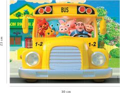 NAT861569 - Puzzle Dans le bus de COCOMELON - 30 Pièces
