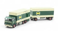 TEK86359 - Camion porteur avec remorque du transporteur VAN DEN BOS - SCANIA 141 6x4
