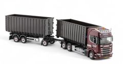TEK86463 - Camion porteur avec benne amplirol - BAS KOOY - SCANIA Next Génération série R 6x2