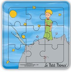 MGM865007-C - Puzzle en bois – Le petit prince sur la colline – 9 pièces