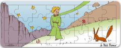 MGM865008-C - Puzzle en bois – Le petit prince avec son renard  – 24 pièces