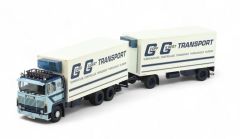 TEK86509 - Camion porteur frigo avec remorque du transporteur GEOFF GILBERT - SCANIA 141 6x4