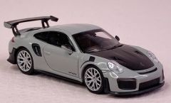 MNC870068127 - Voiture de 2018 couleur grise avec capot carbone - PORSCHE 911 GT2 RS