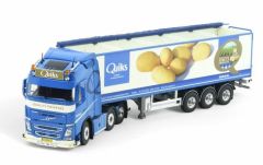TEK87060 - Camion avec remorque à pommes de terre du transporteur VAN DER PEET - VOLVO FH04 6x2