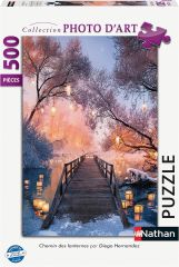 NAT872824 - Puzzle Le Chemin des Lanterne par Diego HERNANDEZ - 500 Pièces