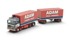TEK87703 - Camion porteur avec remorque du transporteur Mogens Nielsen - VOLVO F12 Gl. 6x2