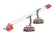 JC89392 - Remontée mécanique électrique de couelur rouge et noir - G-LINK - avec 2 télécabines