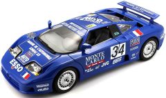 BUR28010BL - Voiture des 24H du Mans 1990 – BUGATTI EB110 N°34