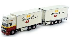 Camion porteur avec remorque du transporteur SIMON LOOS - SCANIA R730 V8 Topline 6x2