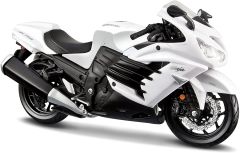 MST12-KAWRWI - Moto de couleur blanche et noire – KAWASAKI Ninja ZX-14R