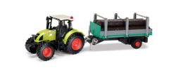 HER84184016 - Tracteur CLAAS Arion 540 avec remorque de bois