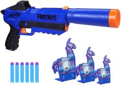 HASE8556 - Pistolet avec cibles lamas – NERF Fortnite SP-R