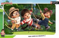 NAT86137 - Puzzle de 15 Pièces MONCCHICHI – A l'aventure