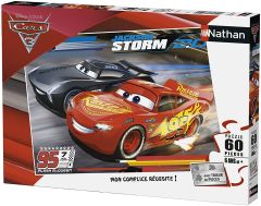 NAT86605 - Puzzle de 60 Pièces DISNEY – Cars3