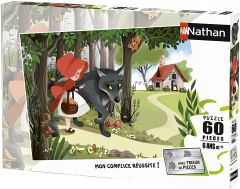 NAT86636 - Puzzle de 60 Pièces – Le petit chaperon rouge