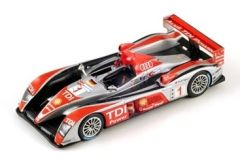 SPA87S094 - Voiture de course 6 éme Le Mans 2008 – AURDI R10 TDI N°1
