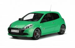 OT900 - Voiture de 2011 couleur verte– RENAULT CLIO 3 PHASE 2 RS