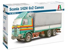 ITA90762 - Maquette à assembler et à peindre - SCANIA 142H 6x2 porteur bâchée CANVAS