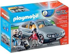 Jeu de construction PLAYMOBIL – Véhicule de policier en civil