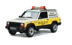 OT939 - Voiture de 1989 couleur jaune – JEEP CHEROKEE RENAULT ASSISTANCE