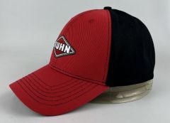 CAS9400007 - Casquette de couleur rouge et noir - KUHN