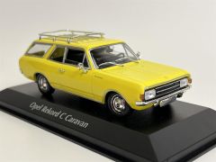 Voiture de 1969 couleur jaune - OPEL Rekord C Caravan