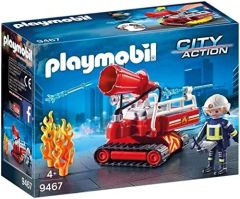 PLAY9467 - Jeu de construction PLAYMOBIL - Pompier avec robot d'intervention
