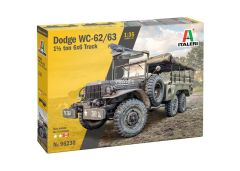 ITA96230 - Maquette à assembler et à peindre - DODGE WC-62/WC-63 1/2 Tonnes 6x6