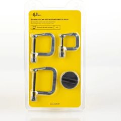 HEL99003 - Accessoire pour maquette - Set de 3 serre joints avec base magnétique