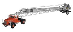 NZG664 - Camion avec grue LIEBHERR  Rohrmastkran Form 6 – SCANIA L60 4x2