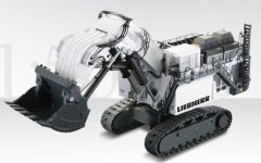 CON2942 - Pelle de mine à ciel ouvert LIEBHERR 9800 blanche