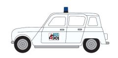 HER942287-003 - Voiture de police RENAULT R4