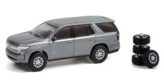 GREEN97110-E - Voiture sous blister - CHEVROLET Tahoe jantes grise