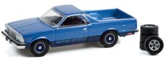 GREEN97120-C - Voiture sous blister - CHEVROLET El Camino Super Sport avec pneus de secours 1980 THE HOBBY SHOP séries 12