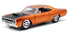 JAD97126 - Voiture de couleur orange du flim Fast and Furious - PLYMOUTH Road Runner Copper 2's