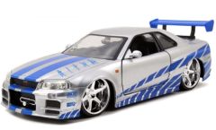 JAD97158 - Voiture de couleur grise du film Fast ans Furious – NISSAN skyline GT-R de 2002