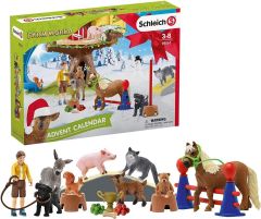 SHL98063 - Figurines de l'univers des animaux de la ferme - Calendrier de l'avent 2020