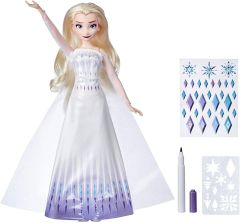 HASE9966 - Poupée Elsa avec sa robe à décorer La Reine des Neiges 2