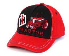 A1610-TOD - Casquette pour enfant de couleur rouge et noire – INTERNZTION Is for tractor